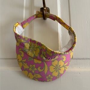 Yellow and pink visor